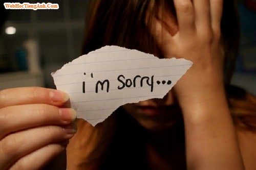Cách nói 'Tôi xin lỗi' trong tiếng Anh